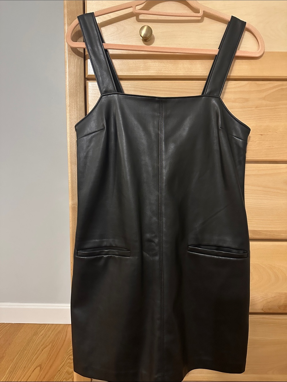 Abercrombie & Fitch Leather Pinafore